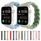 Elastic Woven Watch Band For Apple Watch Ultra 49mm / Series 8&7 45mm / SE 2&6&SE&5&4 44mm / 3&2&1 42mm, Length:160mm(Red) - 6