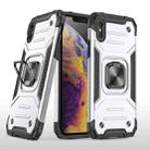 For iPhone XS Max Magnetic Armor Shockproof TPU + PC Case with Metal Ring Holder - 1