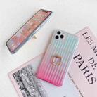 Electroplating Gradient Suitcase Stripe TPU Shockproof Protective Case With Stand Ring Holder, model:For iPhone X / XS(Gradient Magic Color) - 2