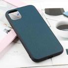 For iPhone 11 Bead Texture Genuine Leather Protective Case (Green) - 1