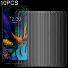 For LG K50 10 PCS 0.26mm 9H 2.5D Tempered Glass Film - 1