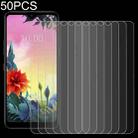 For LG K50S 50 PCS 0.26mm 9H 2.5D Tempered Glass Film - 1