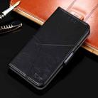For Samsung Galaxy A42 5G Geometric Stitching Horizontal Flip TPU + PU Leather Case with Holder & Card Slots & Wallet(Black) - 2