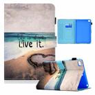 Colored Drawing Horizontal Flip Leather Case with Holder & Card Slots & Sleep / Wake-up Function For iPad mini 5 / 4 / 3 / 2 / 1(Love) - 1