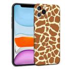 For iPhone 11 Precision Hole Shockproof Protective Case (Giraffe) - 1