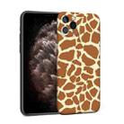 For iPhone 11 Pro Max Precision Hole Shockproof Protective Case (Giraffe) - 1