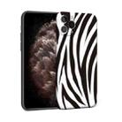 For iPhone 11 Pro Max Precision Hole Shockproof Protective Case (Zebra) - 1