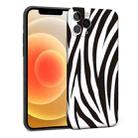 For iPhone 12 mini Precision Hole Shockproof Protective Case (Zebra) - 1