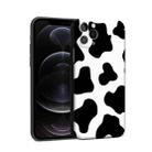 For iPhone 12 Pro Precision Hole Shockproof Protective Case(Milk Cow) - 1