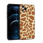 For iPhone 12 Pro Max Precision Hole Shockproof Protective Case(Giraffe) - 1