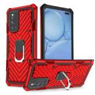 For Vivo V19 Cool Armor PC + TPU Shockproof Case with 360 Degree Rotation Ring Holder(Red) - 1