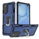 For Vivo V19 Cool Armor PC + TPU Shockproof Case with 360 Degree Rotation Ring Holder(Blue) - 1