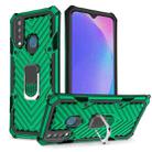 For Vivo Y17 Cool Armor PC + TPU Shockproof Case with 360 Degree Rotation Ring Holder(Dark Green) - 1