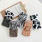 For iPhone 12 mini Precision Hole Shockproof Protective Case with Holder (Giraffe) - 7