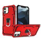 Cool Armor PC + TPU Shockproof Case with 360 Degree Rotation Ring Holder For iPhone 12 Mini(Red) - 1