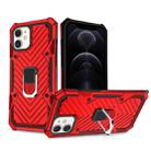 Cool Armor PC + TPU Shockproof Case with 360 Degree Rotation Ring Holder For iPhone 12 / 12 Pro(Red) - 1