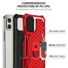 Cool Armor PC + TPU Shockproof Case with 360 Degree Rotation Ring Holder For iPhone 12 / 12 Pro(Red) - 3