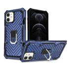 Cool Armor PC + TPU Shockproof Case with 360 Degree Rotation Ring Holder For iPhone 12 / 12 Pro(Blue) - 1
