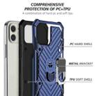 Cool Armor PC + TPU Shockproof Case with 360 Degree Rotation Ring Holder For iPhone 12 / 12 Pro(Blue) - 3