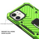 Cool Armor PC + TPU Shockproof Case with 360 Degree Rotation Ring Holder For iPhone 12 / 12 Pro(Green) - 4