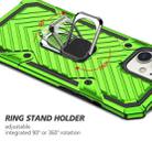 Cool Armor PC + TPU Shockproof Case with 360 Degree Rotation Ring Holder For iPhone 12 / 12 Pro(Green) - 5