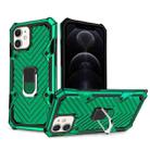 Cool Armor PC + TPU Shockproof Case with 360 Degree Rotation Ring Holder For iPhone 12 / 12 Pro(Dark Green) - 1