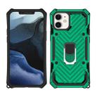 Cool Armor PC + TPU Shockproof Case with 360 Degree Rotation Ring Holder For iPhone 12 / 12 Pro(Dark Green) - 2