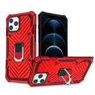 Cool Armor PC + TPU Shockproof Case with 360 Degree Rotation Ring Holder For iPhone 12 Pro Max(Red) - 1