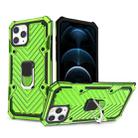 Cool Armor PC + TPU Shockproof Case with 360 Degree Rotation Ring Holder For iPhone 12 Pro Max(Green) - 1