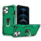 Cool Armor PC + TPU Shockproof Case with 360 Degree Rotation Ring Holder For iPhone 12 Pro Max(Dark Green) - 1