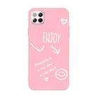 For Huawei P40 Lite 4G Enjoy Smiley Heart Pattern Shockproof TPU Case(Pink) - 1
