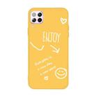 For Huawei P40 Lite 4G Enjoy Smiley Heart Pattern Shockproof TPU Case(Yellow) - 1