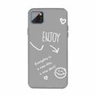 For Huawei Y5p (2020) Enjoy Smiley Heart Pattern Shockproof TPU Case(Grey) - 1