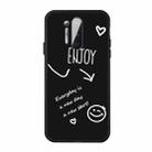 For OnePlus 8 Pro Enjoy Smiley Heart Pattern Shockproof TPU Case(Black) - 1