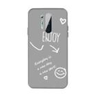 For OnePlus 8 Pro Enjoy Smiley Heart Pattern Shockproof TPU Case(Grey) - 1