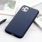 For iPhone 12 mini Lambskin Texture Protective Case (Blue) - 1