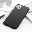 For iPhone 12 / 12 Pro Lambskin Texture Protective Case(Black) - 1