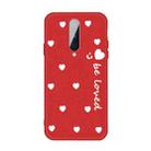 For OnePlus 8 Small Smiley Heart Pattern Shockproof TPU Case(Red) - 1