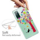 For Samsung Galaxy S20 FE Shockproof Painted Transparent TPU Protective Case(Cat Under The Tree) - 4