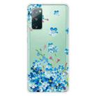 For Samsung Galaxy S20 FE Shockproof Painted Transparent TPU Protective Case(Star Flower) - 1