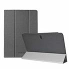For TECLAST P10SE Anti-slip Texture Horizontal Flip Leather Protective Case with Holder(Black) - 1