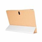 For TECLAST P10SE Anti-slip Texture Horizontal Flip Leather Protective Case with Holder(Gold) - 3