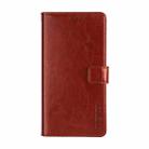 For Motorola Moto One Fusion Plus idewei Crazy Horse Texture Horizontal Flip Leather Case with Holder & Card Slots & Wallet(Brown) - 2