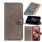 For OPPO Reno4 Pro 5G KHAZNEH Cowhide Texture Horizontal Flip Leather Case with Holder & Card Slots & Wallet(Khaki) - 1