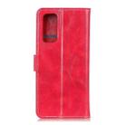 For vivo Y70 (2020) / V20 SE Retro Crazy Horse Texture Horizontal Flip Leather Case with Holder & Card Slots & Photo Frame & Wallet(Red) - 3