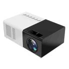 J9 1920x1080P 15 ANSI Portable Home Theater Mini LED HD Digital Projector, Basic Version, US Plug(Black White) - 1