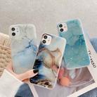 For iPhone 11 Marble Pattern Sequins TPU Protective Case (Blue) - 5
