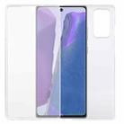 For Samsung Galaxy Note20 Ultra PC+TPU Ultra-Thin Double-Sided All-Inclusive Transparent Case - 1
