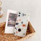 For iPhone 11 Gold Foil Style Dropping Glue TPU Protective Case (Ink Dot) - 1