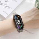 For Xiaomi Mi Band 5 / 4 Universal Silicone Transparent Watch Band(Black) - 1